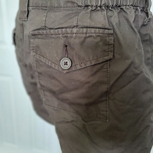 100% COTTON CARGO SHORTS Chocolate Brown SZ 6 - Picture 6 of 16